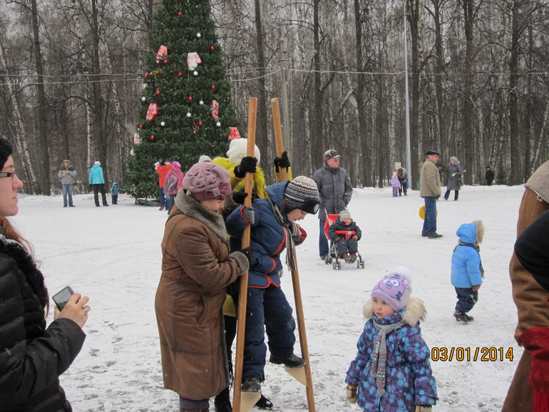 Новый год в Измайловском парке.