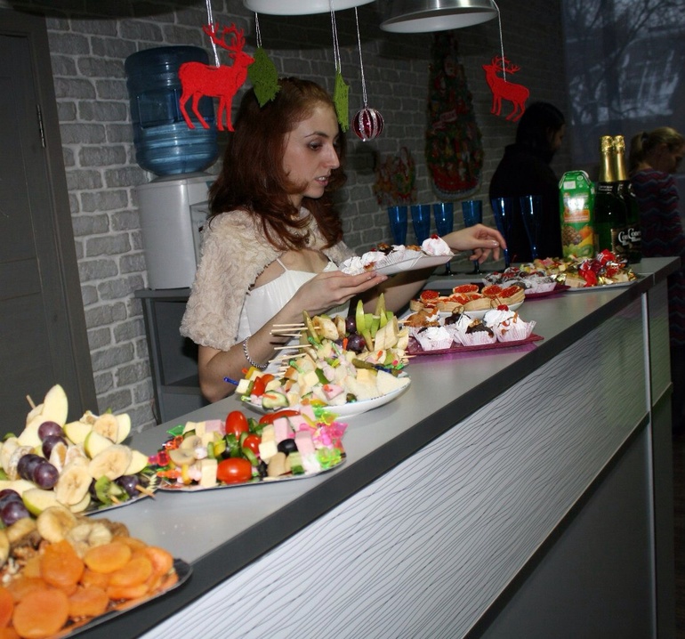 Наш новогодний слинговечер