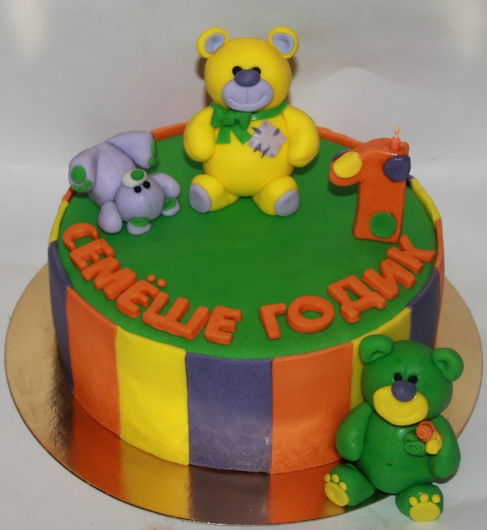 Детский торт на годик