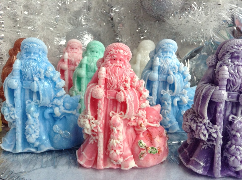 Дед Мороз. Сувенирное мыло