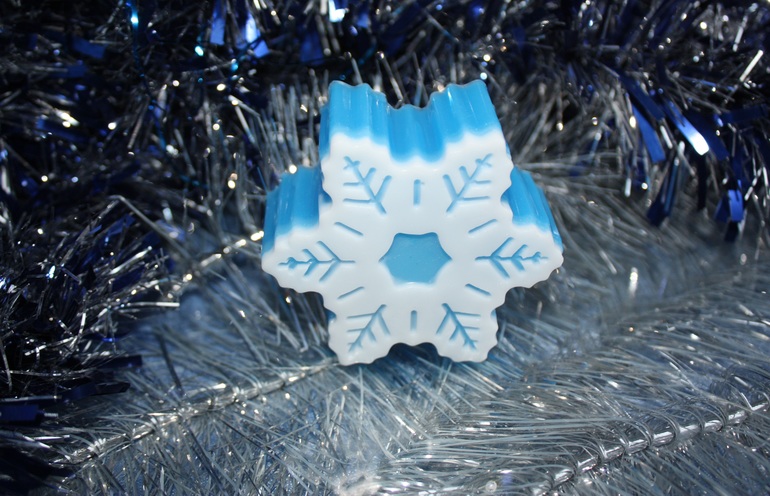 Снежинки. Сувенирное мыло