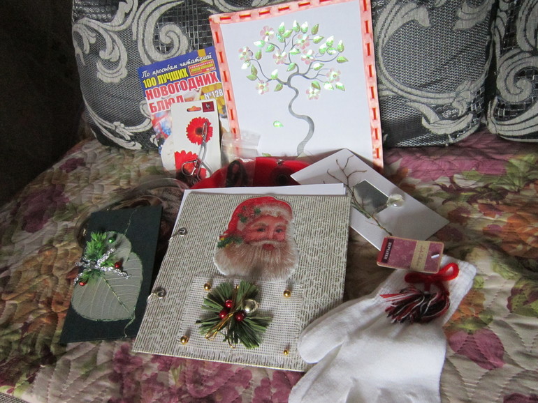Посылочка от Оленьки