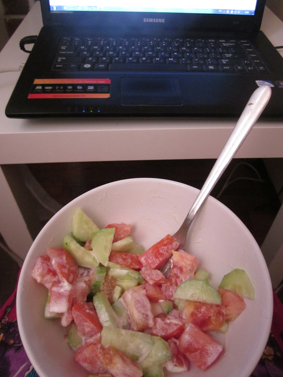 Пока сын спит...