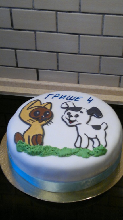 Котенок Гав! Моя первая аппликация!