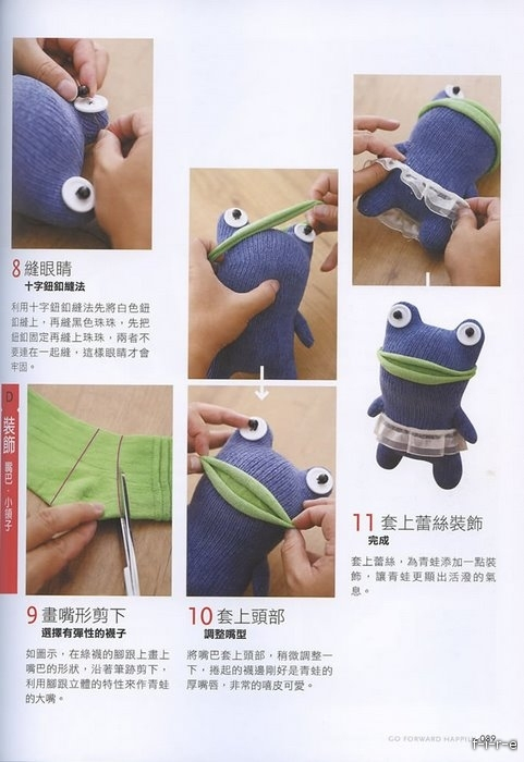 Игрушки из одиноких носков