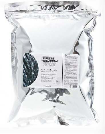 Альгинатная порошковая маска purete charcoal - угольная от фирмы DR.SU