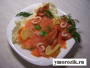 Три блюда из одной форели.