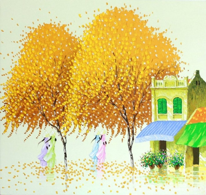 Phan Thu Trang. Эмоции на холсте.