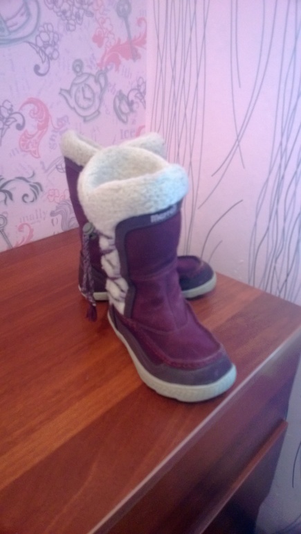 MERRELL зимние сапожки б/у для девочки, 27-28 р-р, 2000 + ПОЧТА. РЕГИОН
