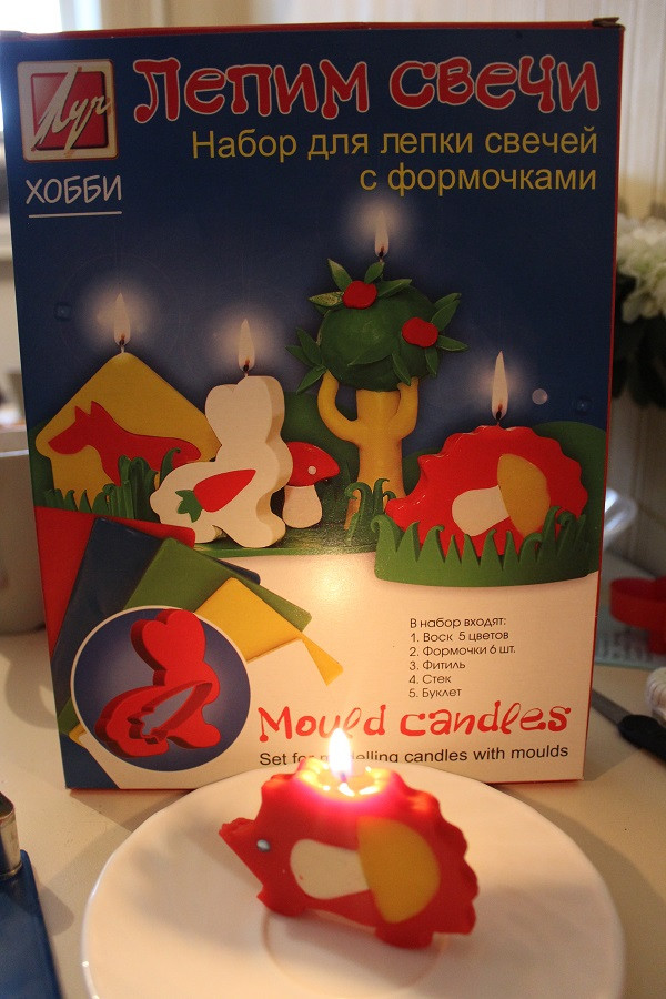 Лепим свечи.