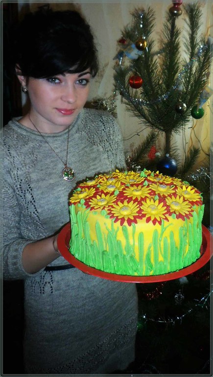Торт с фруктами