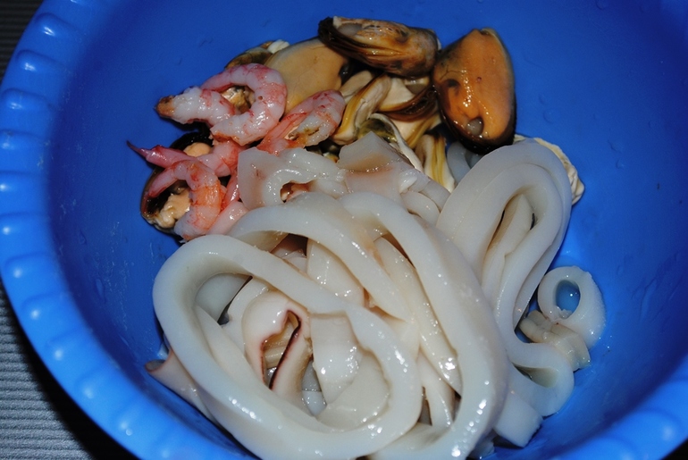 Рис с морепродуктами...почти паэлья