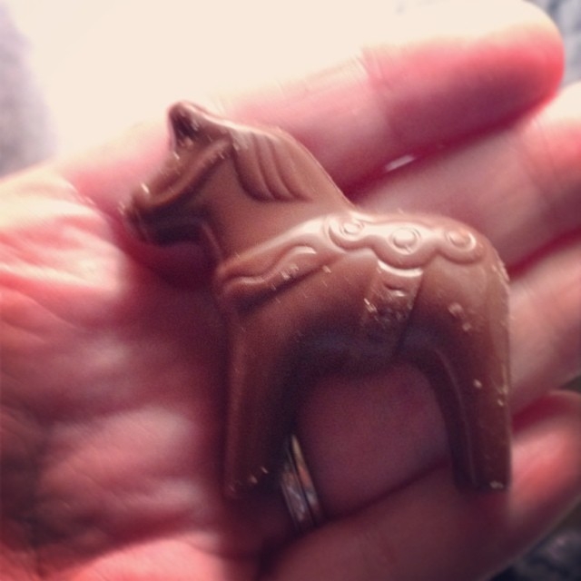 Про символ года. Скандинавская лошадка Dala Horse