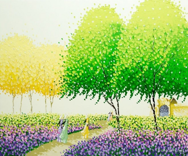 Phan Thu Trang. Эмоции на холсте.