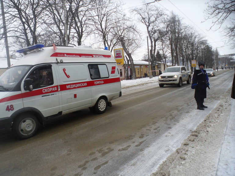 Встречаем Олимпийский огонь в Ставрополе (24.01.14)