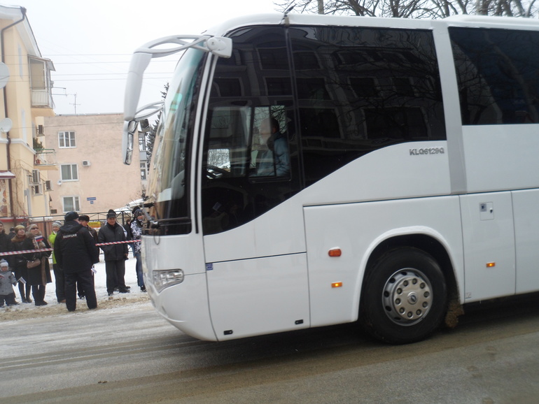 Встречаем Олимпийский огонь в Ставрополе (24.01.14)