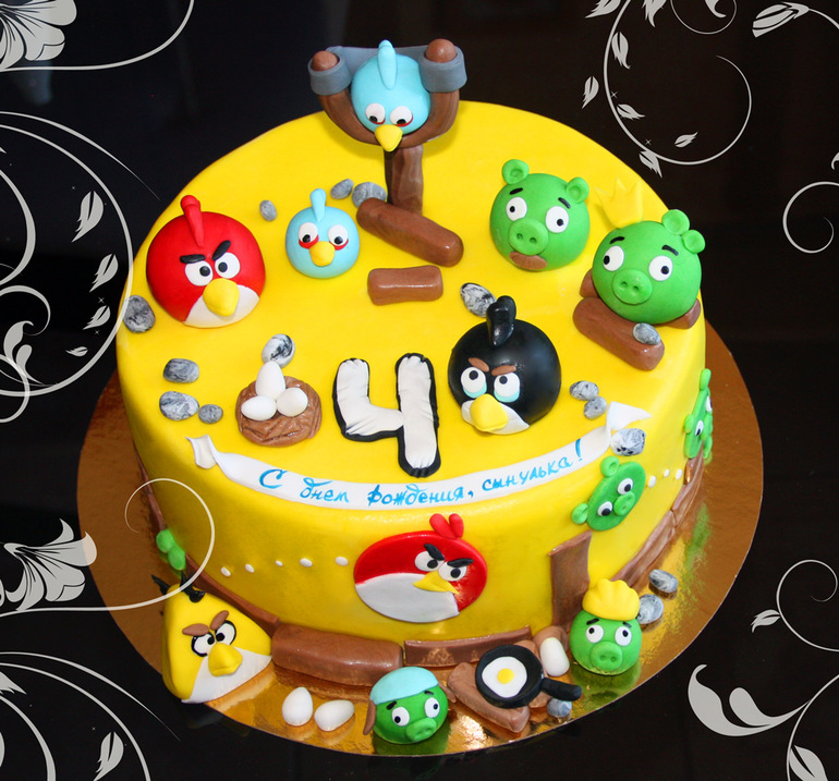 Торт "Angry birds"