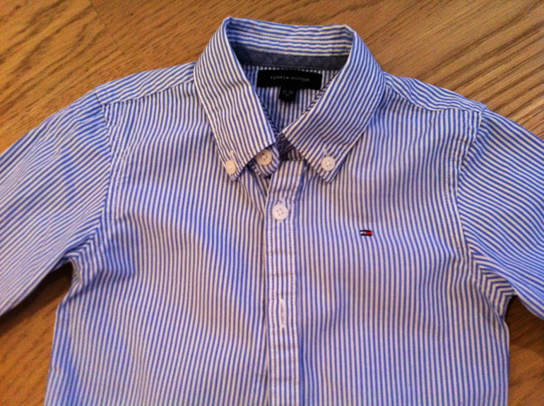 рубашка  tommy hilfiger 12-18 мес. 800