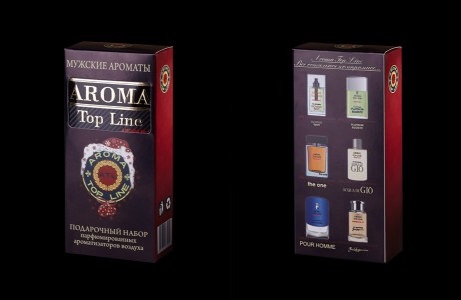 Женские и мужские ароматы для автомобиля, офиса,квартиры,гардеробных комнат Aroma T*o*p L*i*n*e