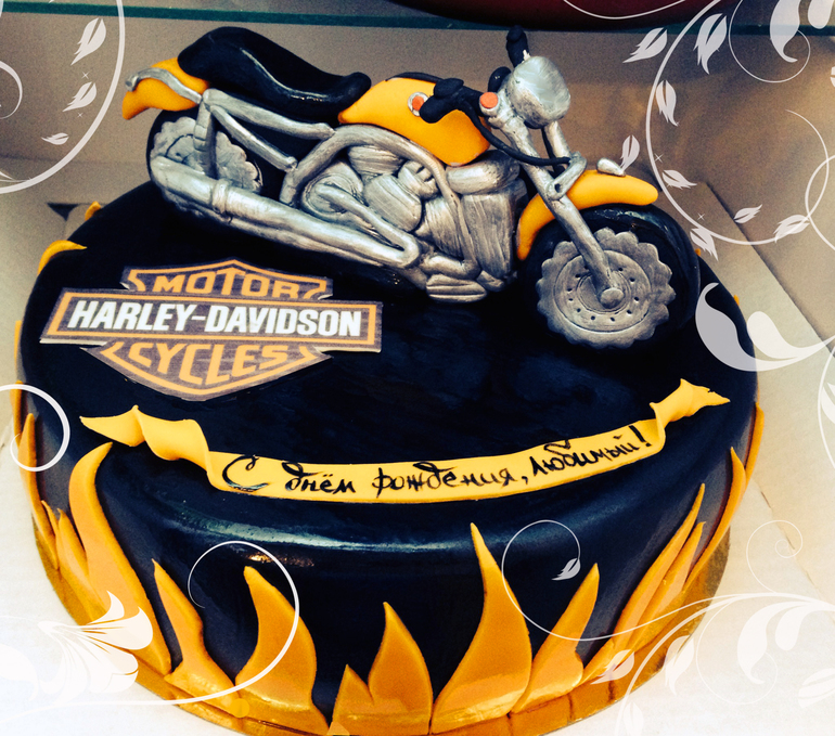 Торт  "Harley Davidson"
