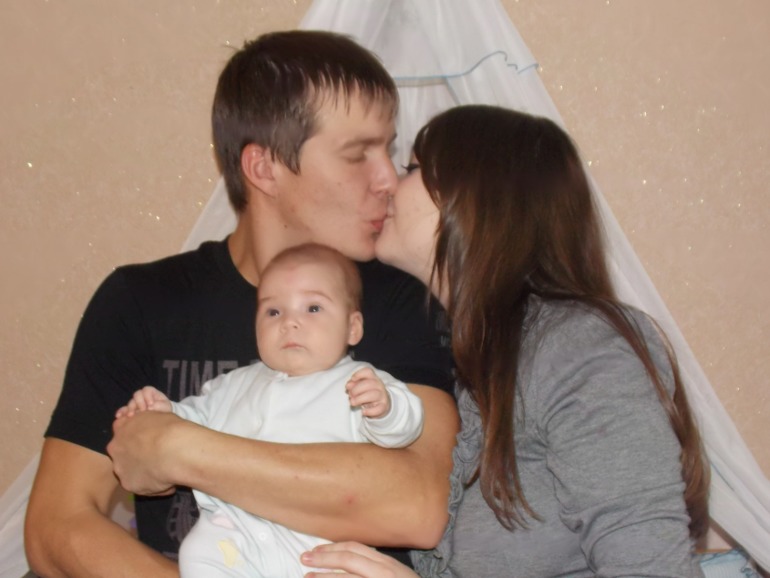 наконец то покрестили))