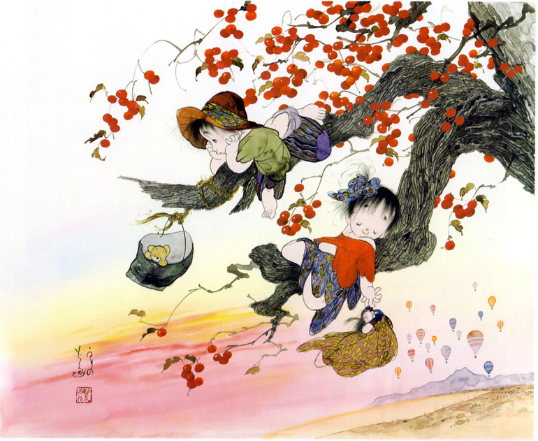 Японский иллюстратор Nakashima Kiyoshi
