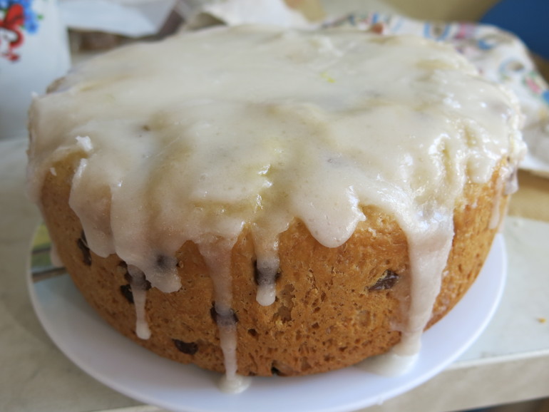 Пасхальный кулич на желтках в мультиварке