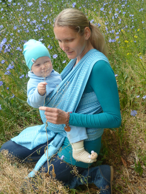 Heartiness arrakis turquoise, хлопок/шёлк
