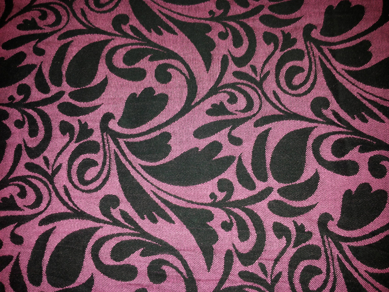 LennyLamb Twisted Leaves Purple & Black
