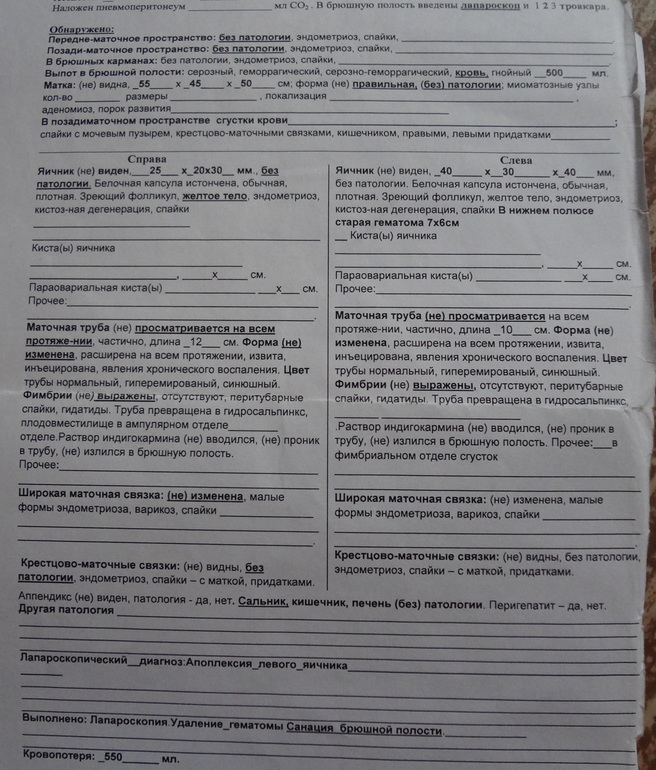 Проверка проходимости труб после операции