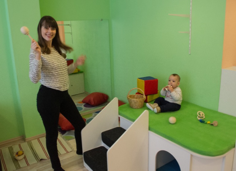 Максим на открытии клуба