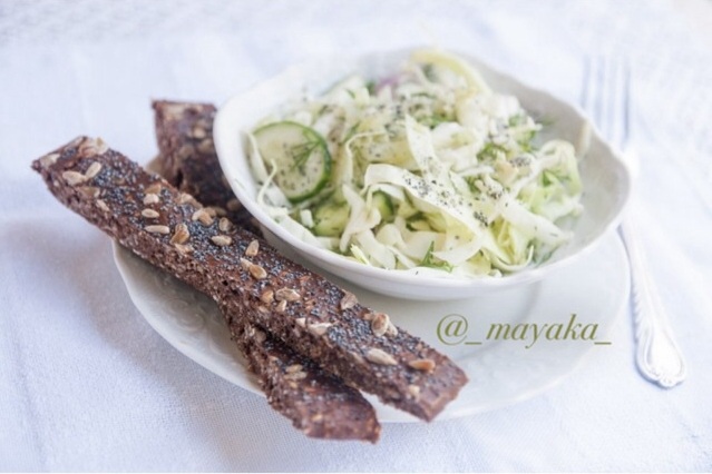 Печенье овсяное с семечками и маком без масла, сахара и муки
