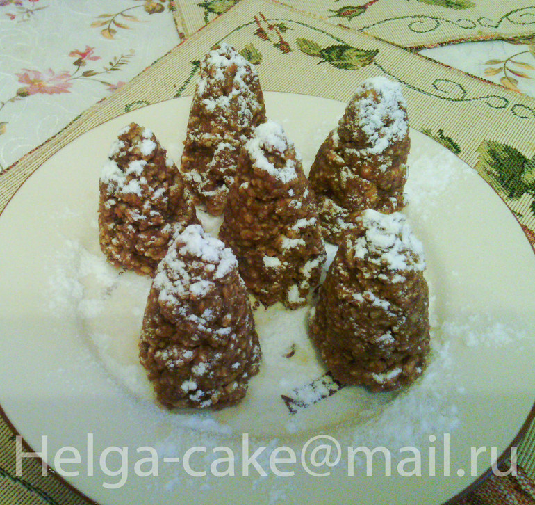 Пирожные-елочки