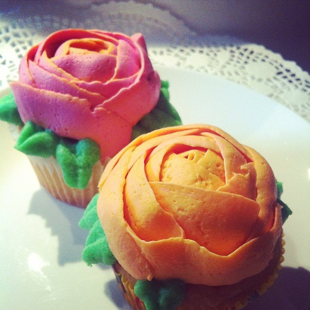 Капкейки для племянницы на ДР.