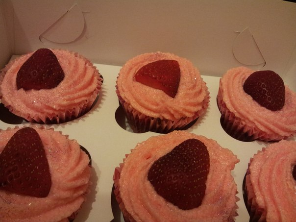 Кап-кейки ванильные и яблочные