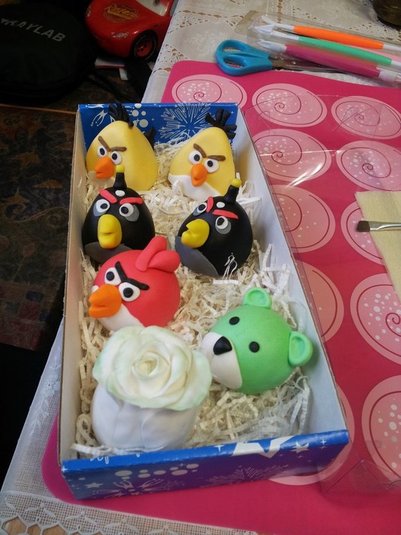 Мои кейк-попсы с МК