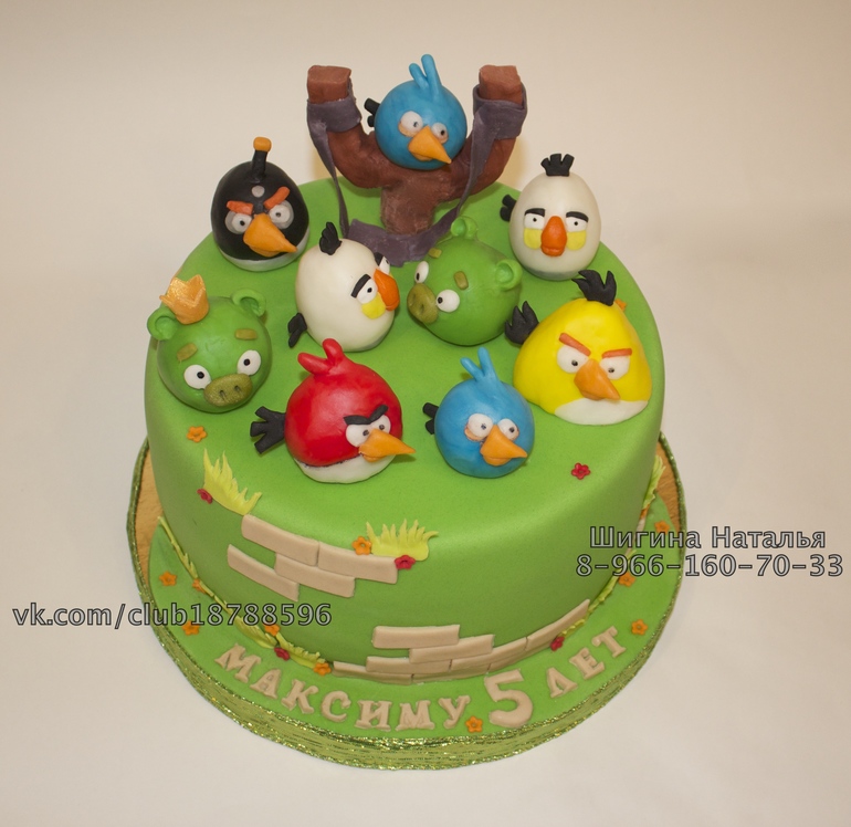 Торт Angry Birds