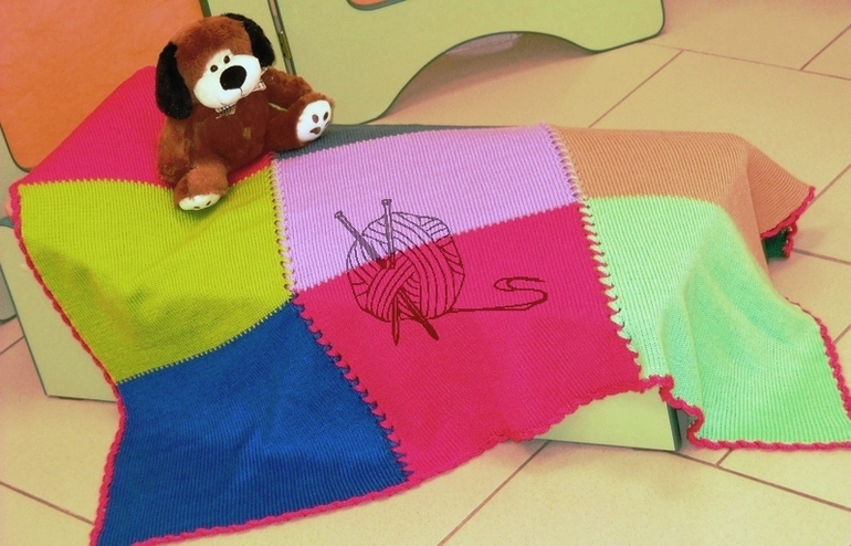 Детский плед " Красочный"