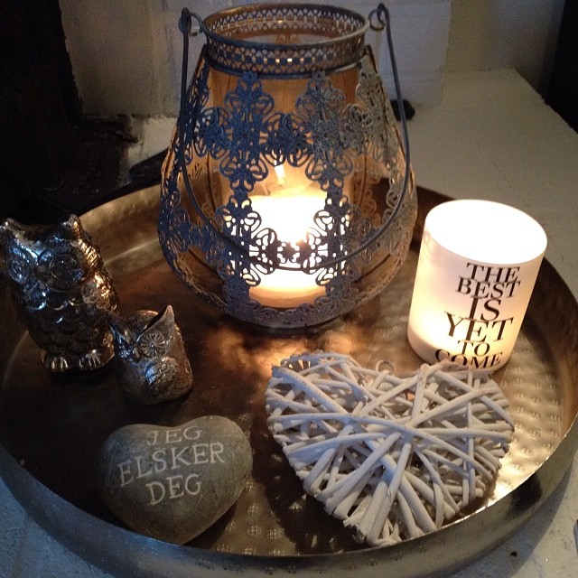 Блюдо со свечами