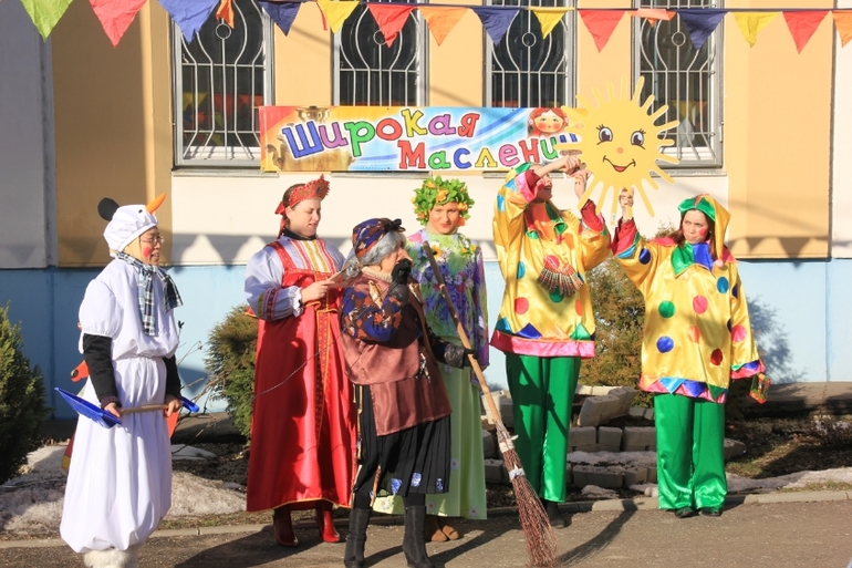 мои тройняшки на масленице