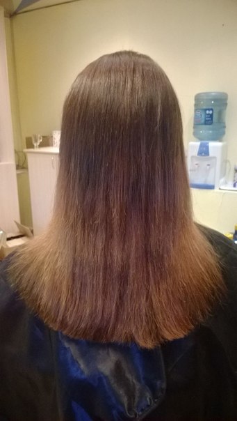 Кератиновое выпрямление