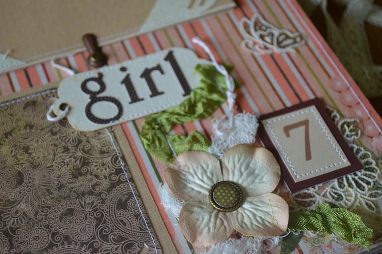 Альбом первого годика для Вареньки