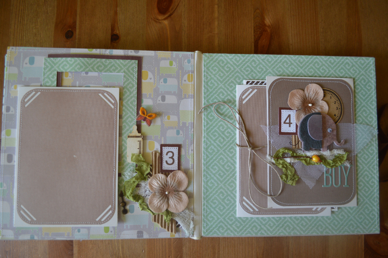 Альбом ручной работы для новорожденного + мамины сокровища