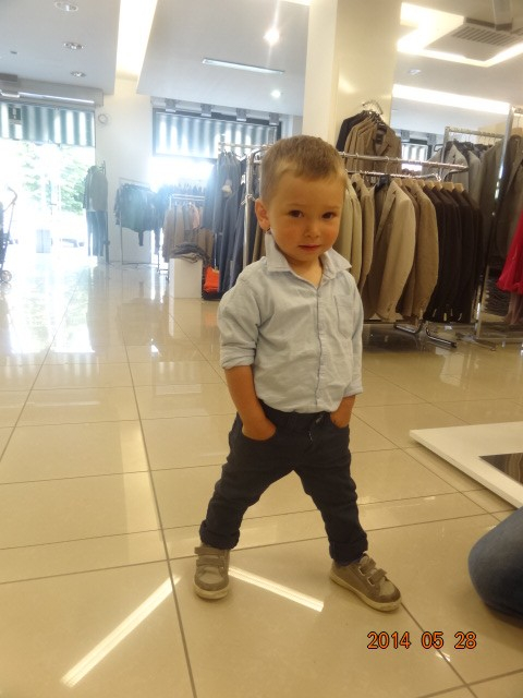 Мой сын - фотомодель:)