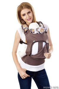 Летняя модель — рюкзак-переноска "Цветы".