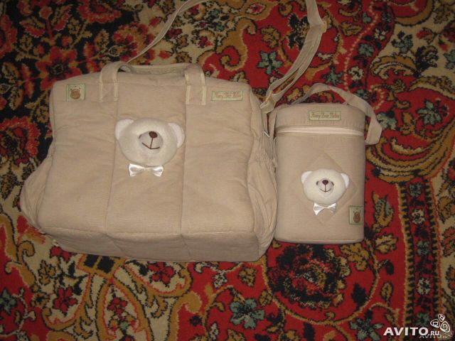Сумка для детских вещей + пеленальный коврик, 2500