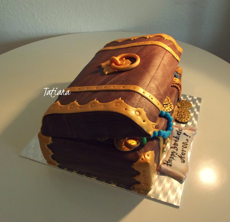 Торт - Сундук с сокровищами