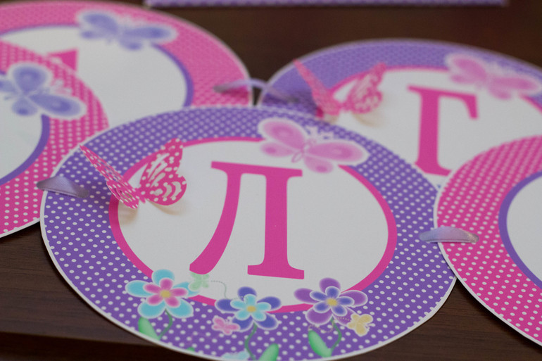 День рождения в стиле бабочка!