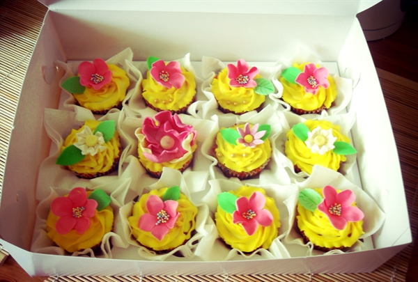 среди зимы немного солнечных капкейков...