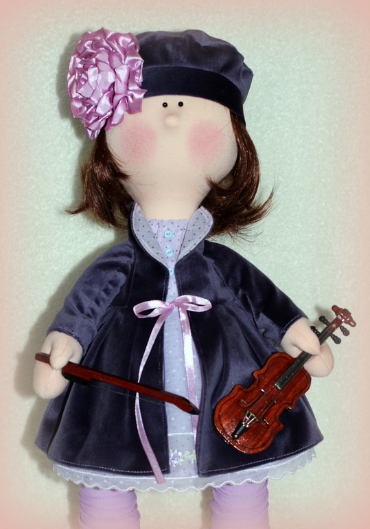 Девочка-скрипачка)